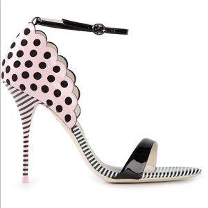 Sophia Webster Sandals: Yinka 2 in BabyPink/Black